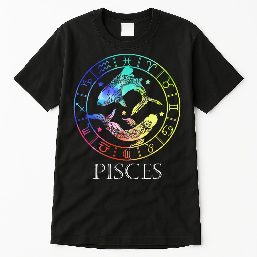 Zodiac Sign Pisces Tall T-Shirt