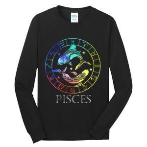 Zodiac Sign Pisces Tall Long Sleeve T-Shirt