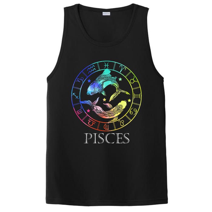 Zodiac Sign Pisces PosiCharge Competitor Tank