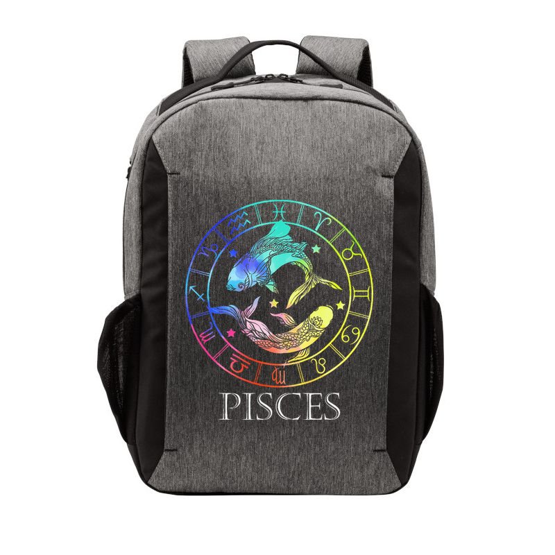 Zodiac Sign Pisces Vector Backpack