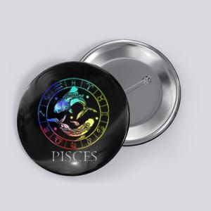 Zodiac Sign Pisces Button