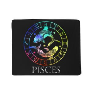 Zodiac Sign Pisces Mousepad