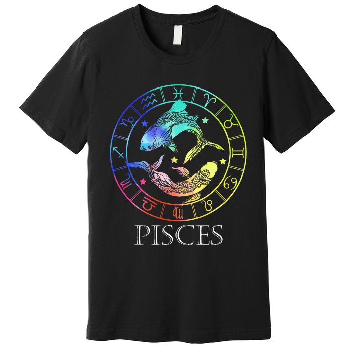 Zodiac Sign Pisces Premium T-Shirt