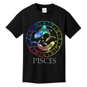 Zodiac Sign Pisces Kids T-Shirt