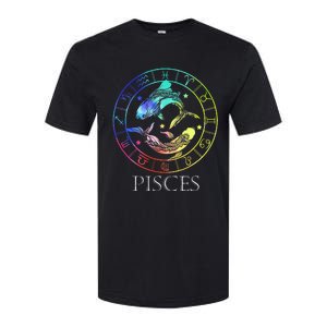 Zodiac Sign Pisces Softstyle CVC T-Shirt