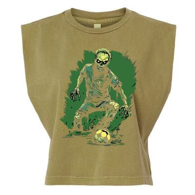 Zombie Soccer Player Halloween Costume Sport Garment-Dyed Women's Muscle Tee