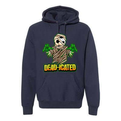 Zombie Soccer Player Scary Soccer Halloween Premium Hoodie