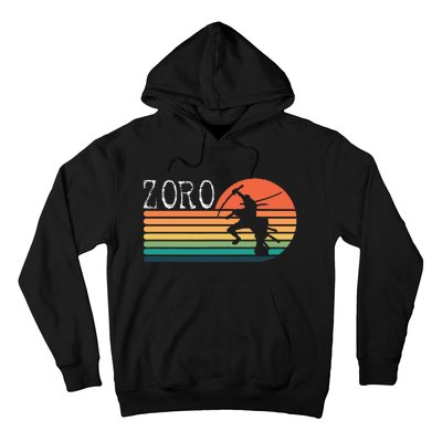 Zoro Samurai Pirate Sunset Hoodie