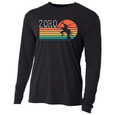 Zoro Samurai Pirate Sunset Cooling Performance Long Sleeve Crew