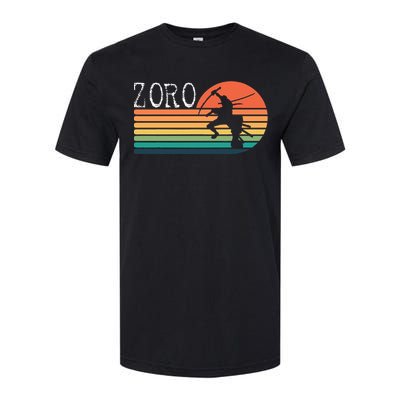 Zoro Samurai Pirate Sunset Softstyle CVC T-Shirt