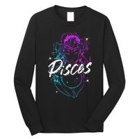 Zodiac Sign Pisces Beautiful Born In February March Long Sleeve Shirt