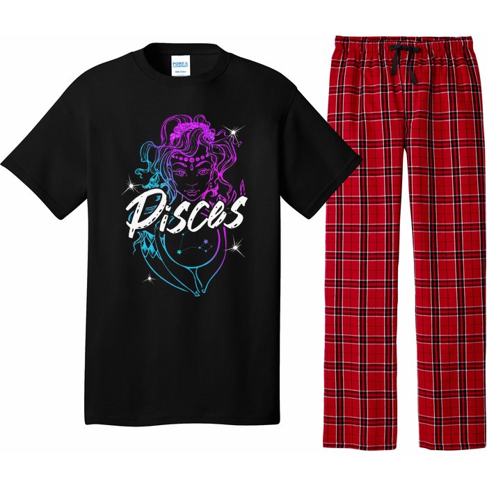 Zodiac Sign Pisces Beautiful Born In February March Pajama Set