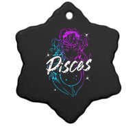 Zodiac Sign Pisces Beautiful Born In February March Ceramic Star Ornament