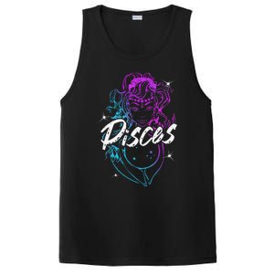 Zodiac Sign Pisces Beautiful Born In February March PosiCharge Competitor Tank