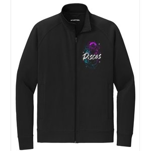 Zodiac Sign Pisces Beautiful Born In February March Stretch Full-Zip Cadet Jacket