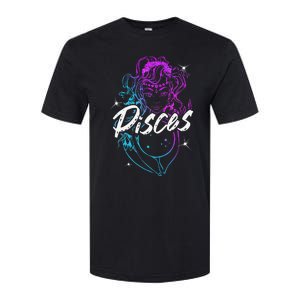 Zodiac Sign Pisces Beautiful Born In February March Softstyle CVC T-Shirt