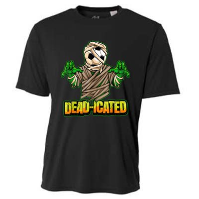 Zombie Soccer Player Scary Soccer Halloween Cooling Performance Crew T-Shirt