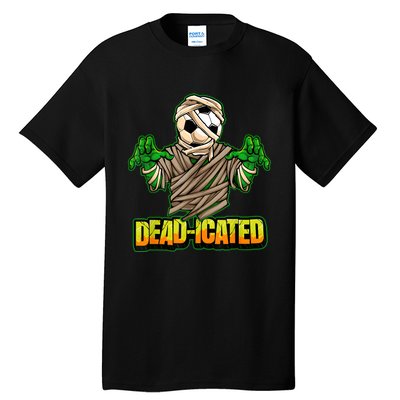 Zombie Soccer Player Scary Soccer Halloween Tall T-Shirt