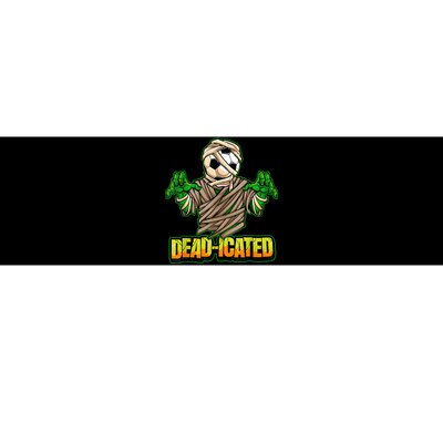 Zombie Soccer Player Scary Soccer Halloween Bumper Sticker