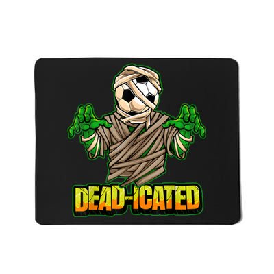 Zombie Soccer Player Scary Soccer Halloween Mousepad