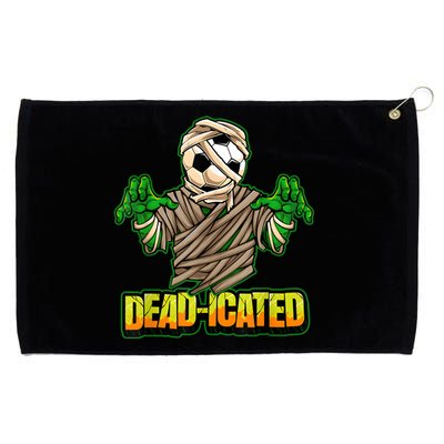 Zombie Soccer Player Scary Soccer Halloween Grommeted Golf Towel