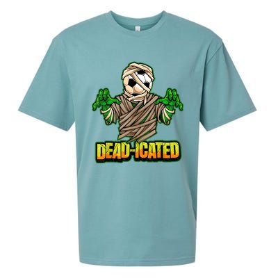 Zombie Soccer Player Scary Soccer Halloween Sueded Cloud Jersey T-Shirt