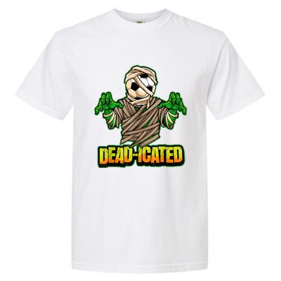 Zombie Soccer Player Scary Soccer Halloween Garment-Dyed Heavyweight T-Shirt