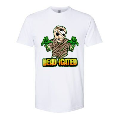 Zombie Soccer Player Scary Soccer Halloween Softstyle CVC T-Shirt