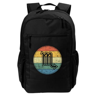 Zodiac Sign Scorpio Symbol Without Text As Vintage Circle Gift Backpack