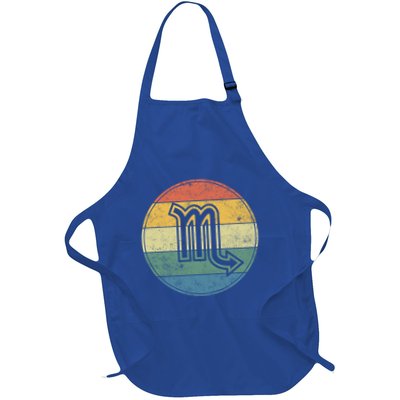 Zodiac Sign Scorpio Symbol Without Text As Vintage Circle Gift Apron