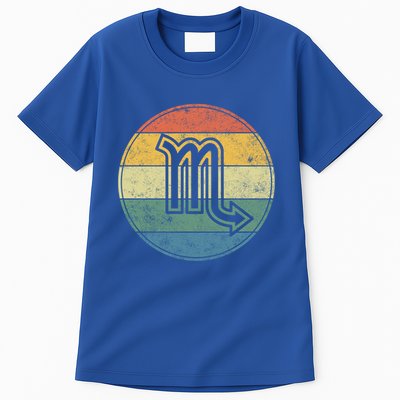 Zodiac Sign Scorpio Symbol Without Text As Vintage Circle Gift Tall T-Shirt
