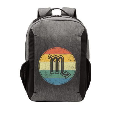 Zodiac Sign Scorpio Symbol Without Text As Vintage Circle Gift Vector Backpack