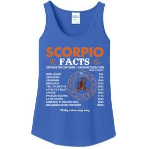 Zodiac Sign Scorpio Facts Cool Gift Ladies Essential Tank