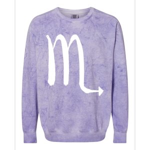 Zodiac Sign Scorpio Horoscope Cute Gift Colorblast Crewneck Sweatshirt