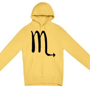 Zodiac Sign Scorpio Horoscope Cute Gift Premium Pullover Hoodie