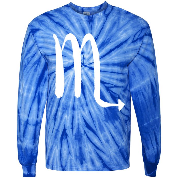 Zodiac Sign Scorpio Horoscope Cute Gift Tie-Dye Long Sleeve Shirt