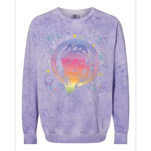 Zodiac Sign Stars Horoscope Earth Sign Astrology Virgo Gift Colorblast Crewneck Sweatshirt