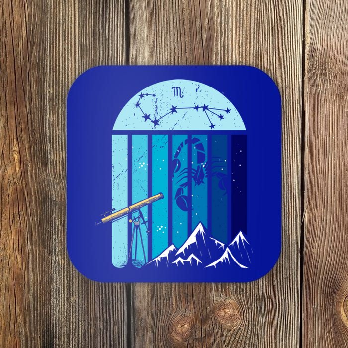 Zodiac Scorpio Star Sign Gift Coaster