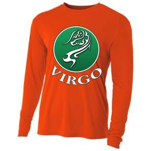 Zodiac Star Sign Astrology Virgo Cool Gift Cooling Performance Long Sleeve Crew