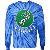 Zodiac Star Sign Astrology Virgo Cool Gift Tie-Dye Long Sleeve Shirt