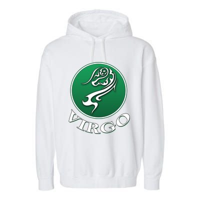 Zodiac Star Sign Astrology Virgo Cool Gift Garment-Dyed Fleece Hoodie