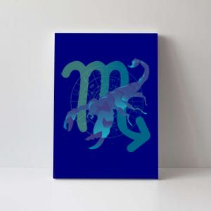 Zodiac Scorpio Symbol Gradient Sign Astrology Meaningful Gift Canvas