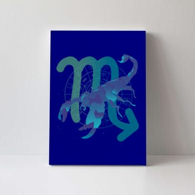 Zodiac Scorpio Symbol Gradient Sign Astrology Meaningful Gift Canvas