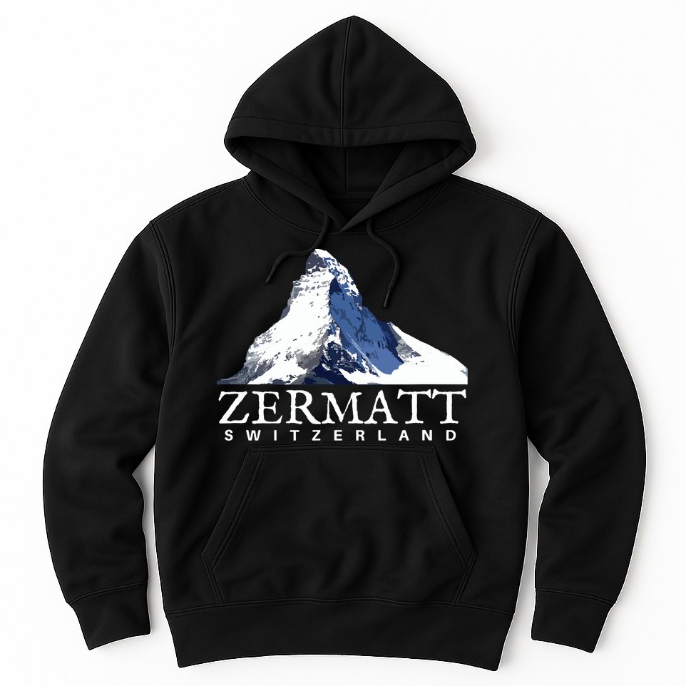 Zermatt Switzerland Swiss Alps Mountain Hoodie