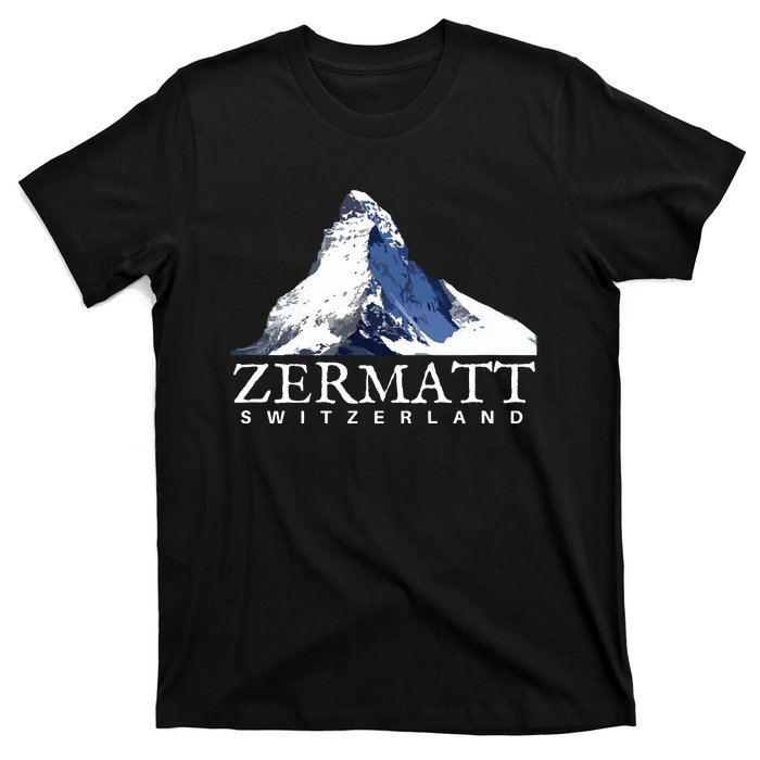 Zermatt Switzerland Swiss Alps Mountain T-Shirt