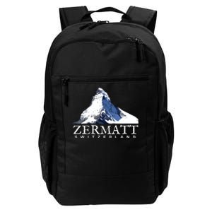 Zermatt Switzerland Swiss Alps Mountain Daily Commute Backpack