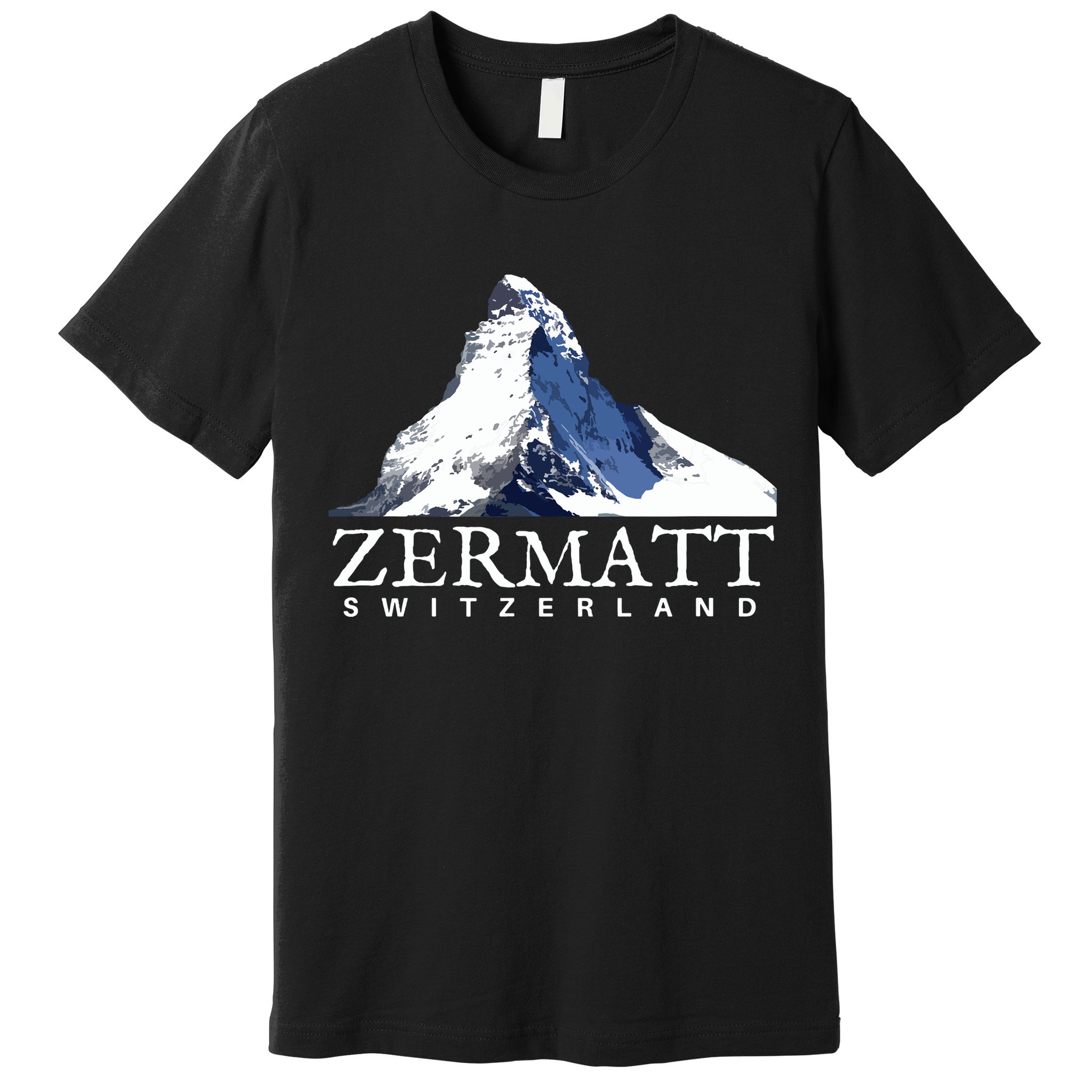 Zermatt Switzerland Swiss Alps Mountain Premium T-Shirt