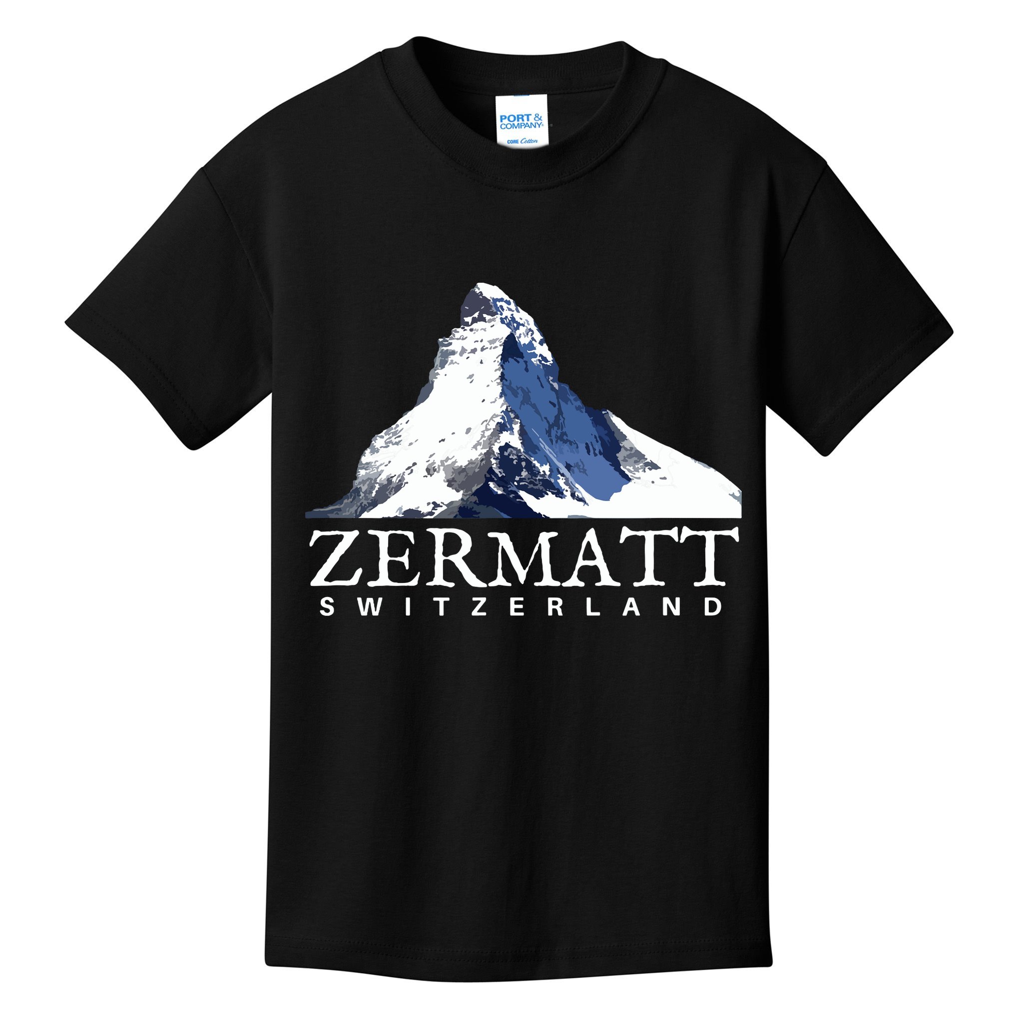 Zermatt Switzerland Swiss Alps Mountain Kids T-Shirt