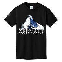 Zermatt Switzerland Swiss Alps Mountain Kids T-Shirt