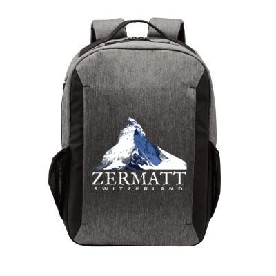 Zermatt Switzerland Swiss Alps Mountain Vector Backpack